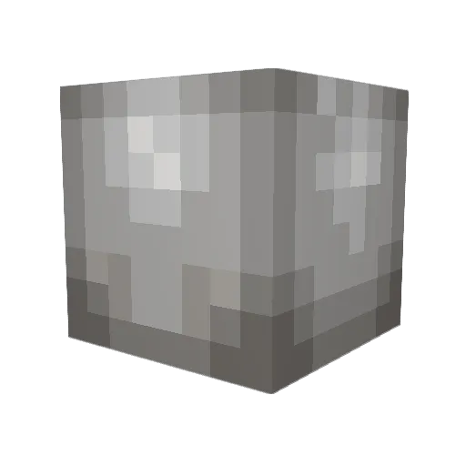 snyping Minecraft avatar head, 3D render