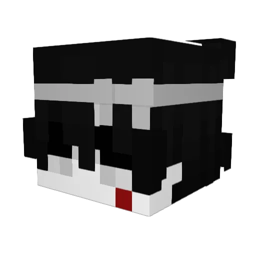 snzr_ Minecraft avatar head, 3D render
