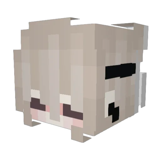 so0411 Minecraft avatar head, 3D render