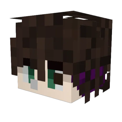 soDA_28 Minecraft avatar head, 3D render