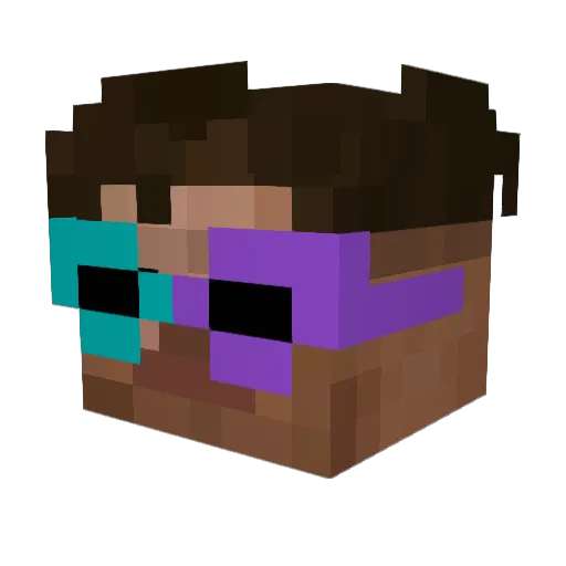 so_do Minecraft avatar head, 3D render