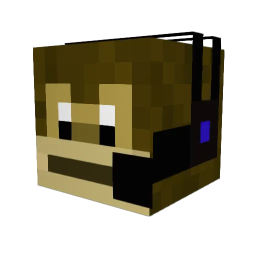 soab1319 Minecraft avatar head, 3D render