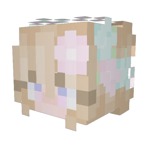 soakerALT13 Minecraft avatar head, 3D render