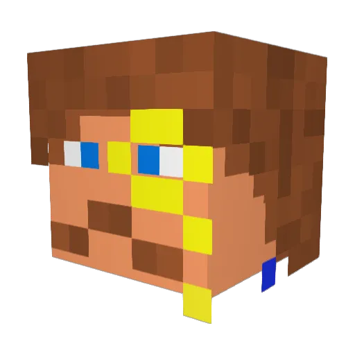 soapdish124 Minecraft avatar head, 3D render