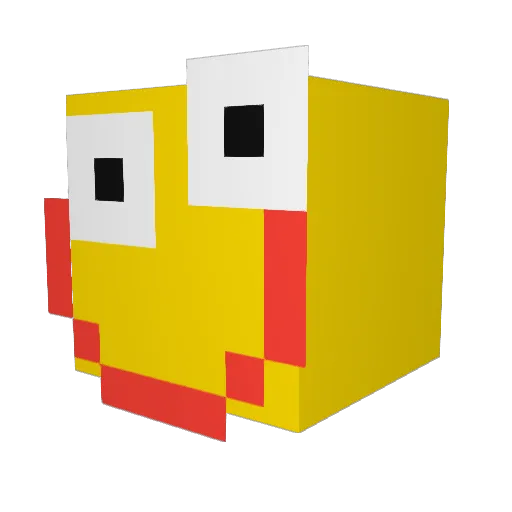 soapsoaps Minecraft avatar head, 3D render