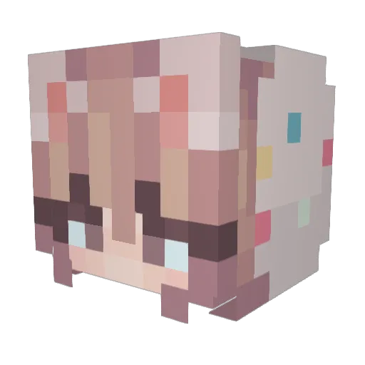 soapytree Minecraft avatar head, 3D render