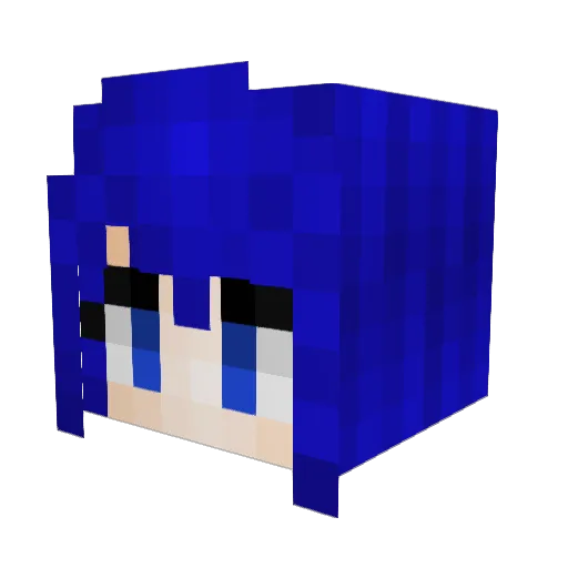 soapyworm Minecraft avatar head, 3D render