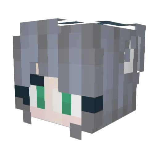soarah Minecraft avatar head, 3D render