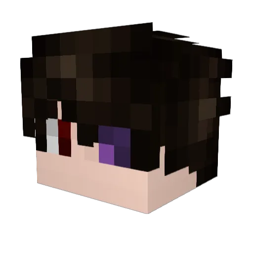 soarezfps Minecraft avatar head, 3D render