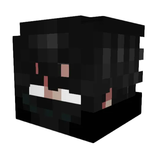 soberlove Minecraft avatar head, 3D render
