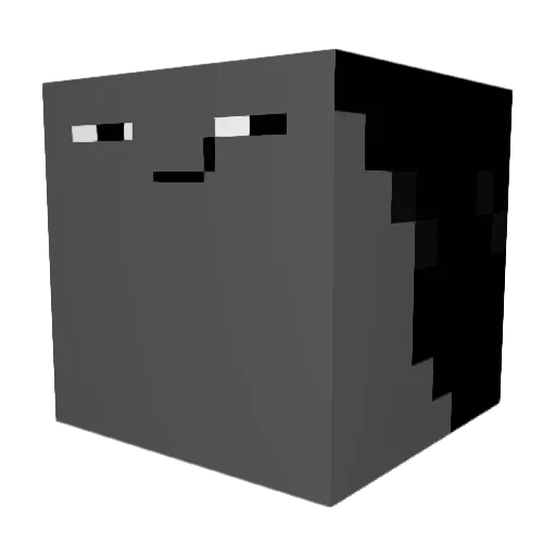 sobified Minecraft avatar head, 3D render