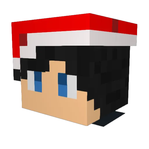 sobqx Minecraft avatar head, 3D render