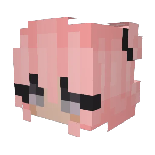 sobstory Minecraft avatar head, 3D render