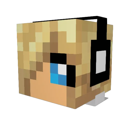 soccergrl26 Minecraft avatar head, 3D render