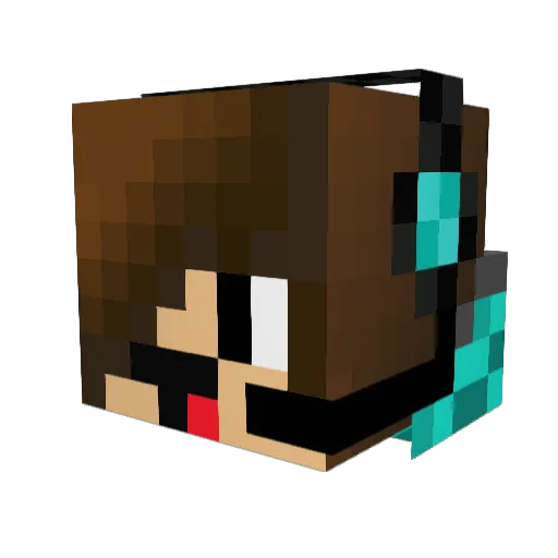 soccerkid27 Minecraft avatar head, 3D render