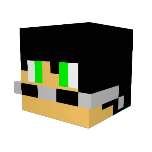 soccerkid3525 Minecraft avatar head, 3D render