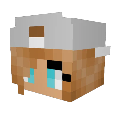 soccerlover400 Minecraft avatar head, 3D render