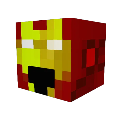 soccermaster12 Minecraft avatar head, 3D render