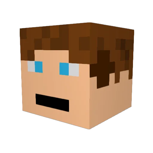 soccerstar2005 Minecraft avatar head, 3D render