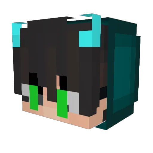 soccerstar24081 Minecraft avatar head, 3D render