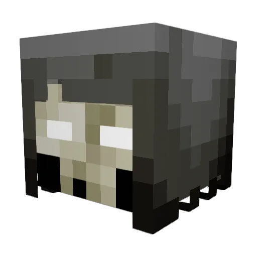 soccerstartv Minecraft avatar head, 3D render