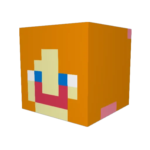 soccerstriker07 Minecraft avatar head, 3D render