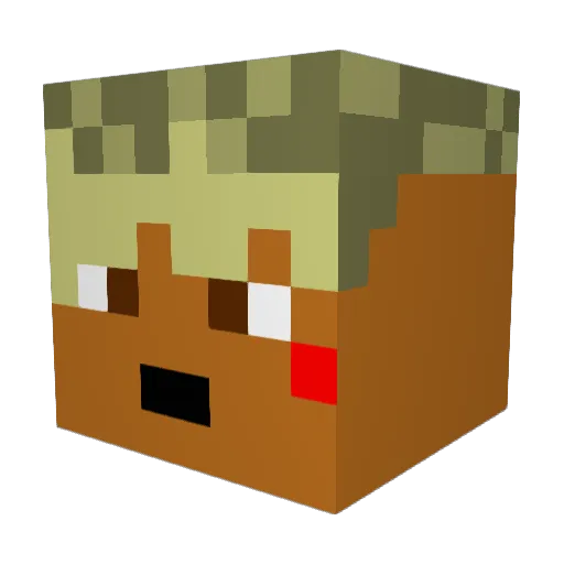 soccerstud625 Minecraft avatar head, 3D render
