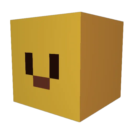 sochallen Minecraft avatar head, 3D render