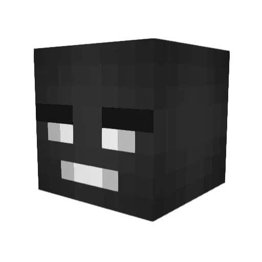 socialclone Minecraft avatar head, 3D render