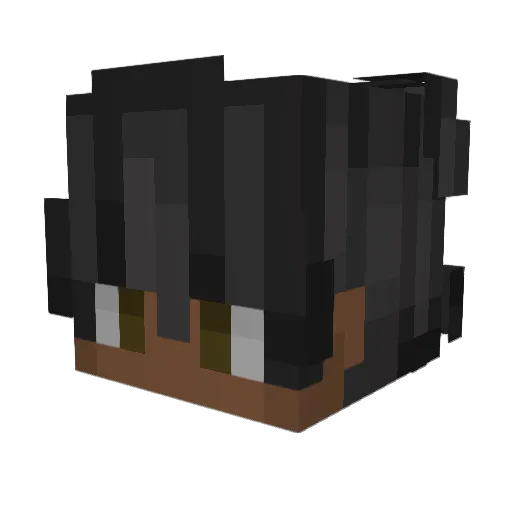 sock1es Minecraft avatar head, 3D render