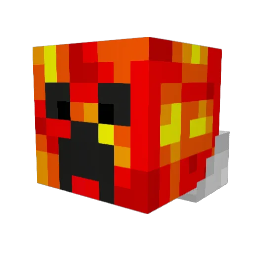socks239 Minecraft avatar head, 3D render