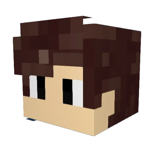 soclipz Minecraft avatar head, 3D render