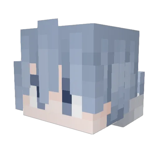 socoin Minecraft avatar head, 3D render