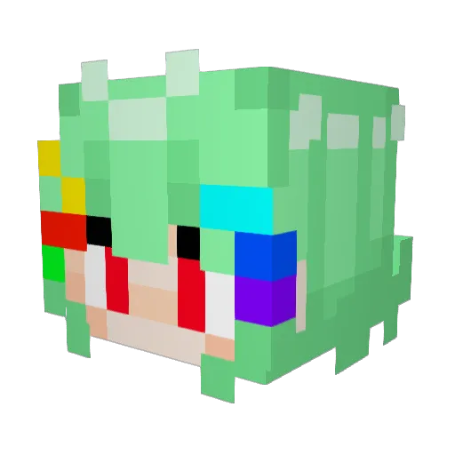 soda0141m Minecraft avatar head, 3D render