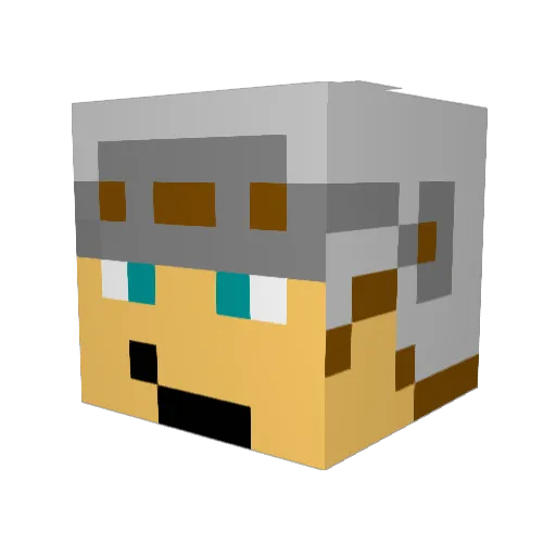 soda2010 Minecraft avatar head, 3D render