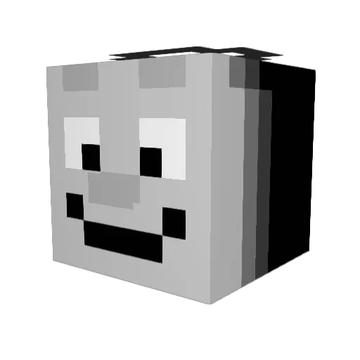 sodaboy64 Minecraft avatar head, 3D render
