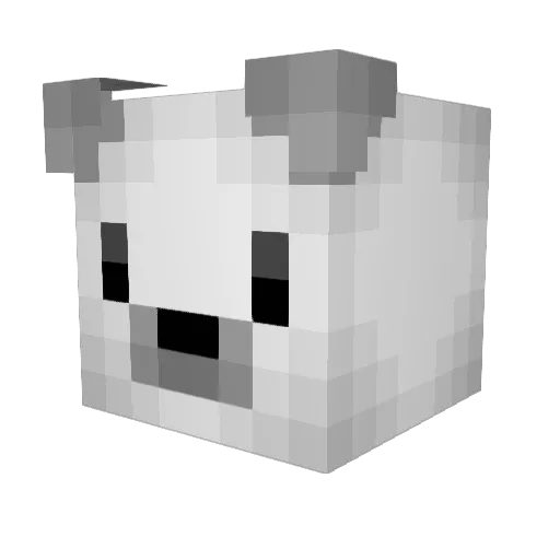 sodaigo Minecraft avatar head, 3D render