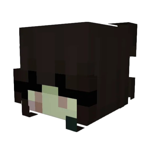 sododu_dabin Minecraft avatar head, 3D render