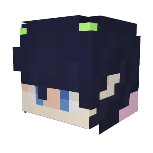 sodosnake Minecraft avatar head, 3D render