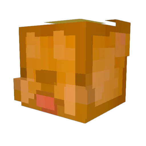 soduhm Minecraft avatar head, 3D render