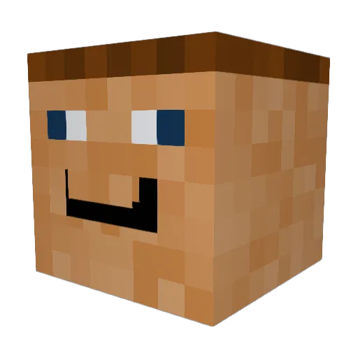 sody1 Minecraft avatar head, 3D render