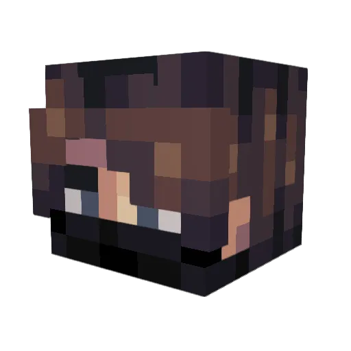 sodyzxt Minecraft avatar head, 3D render