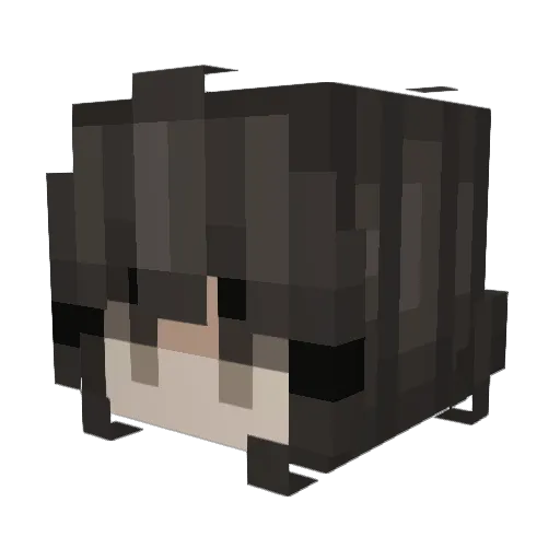 soelarr Minecraft avatar head, 3D render
