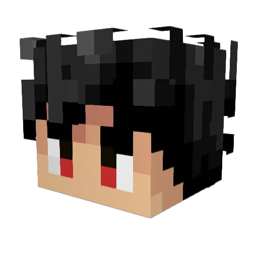 soether Minecraft avatar head, 3D render