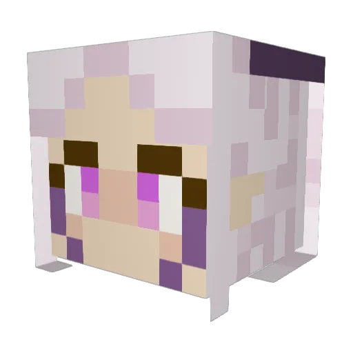 soffrio Minecraft avatar head, 3D render