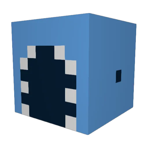 sofi_rat Minecraft avatar head, 3D render