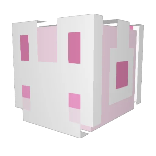 sofiablonde Minecraft avatar head, 3D render