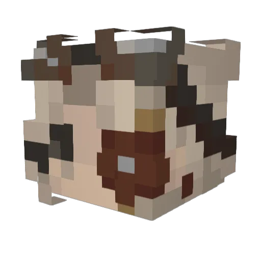 sofiaesse Minecraft avatar head, 3D render