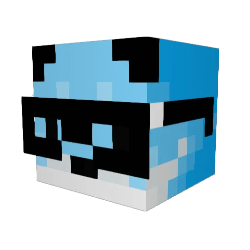 sofiam7 Minecraft avatar head, 3D render