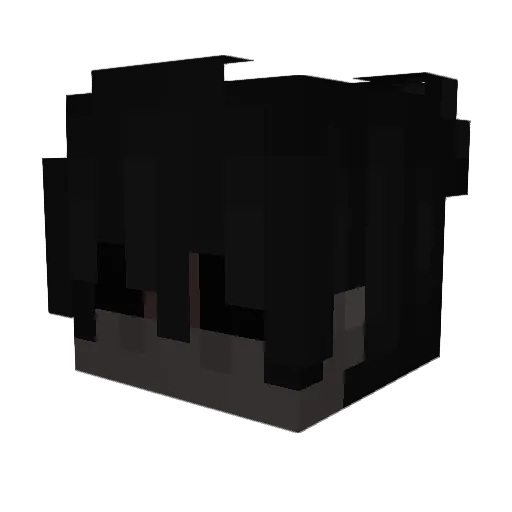 sofianekriat Minecraft avatar head, 3D render